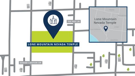 las vegas nevada temple map